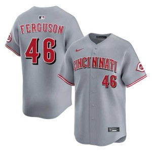 Caleb Ferguson #46 Gray Cincinnati Men Stitched Jerseys 506515-333