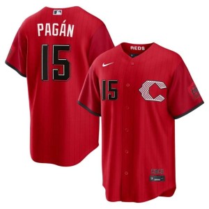 City Connect Emilio Pagan Men's Player Red Scare #15 Red Jersey 680656-956
