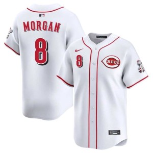 White #8 Cincinnati Men MLB Joe Morgan Jersey 968830-710