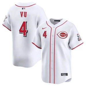 Kien Vu Wincinnati White Limited Men's #4 Jersey 897858-259