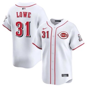 Nathaniel Lowe #31 Men's White 2026-27 CIN Reds Jersey 595637-510