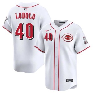 White Player Nick Lodolo Men #40 Cincinnati Jerseys 844529-768