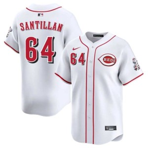 #64 Tony Santillan Men Redlegs 2026-27 White Jerseys 429086-719