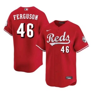 Red #46 Caleb Ferguson Men The Red Stockings Limited Jerseys 334900-714
