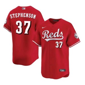 Men's Red Red Stockings #37 Tyler Stephenson Popular Jersey 469857-178