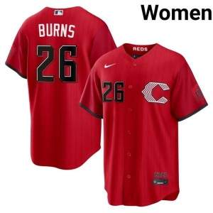 City Connect New Red Chase Burns CIN Women #26 Jerseys 299670-575
