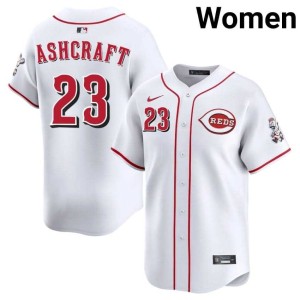 Wincinnati White Women's #23 Graham Ashcraft Player Jersey 646994-623