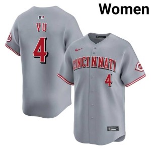 Kien Vu Women's #4 Cincinnati Gray Game Jerseys 541177-155