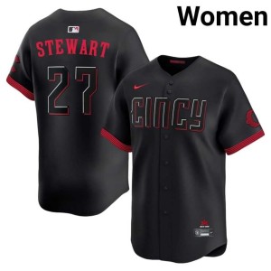 City Connect #27 Black Womens Red Stockings Sal Stewart Limited Jerseys 784640-184