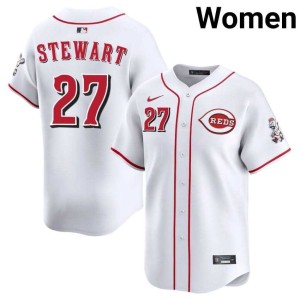 Women #27 New Cincinnati White Sal Stewart Jerseys 826348-423