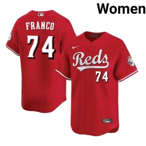 Jose Franco CIN Women Red Popular #74 Jerseys 556513-610