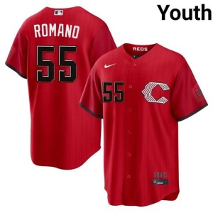 City Connect Youth #55 2026 Generoso Romano Reds Red Jersey 100497-676