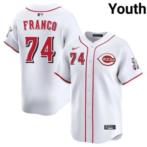 Wincinnati 2026 #74 Youth Jose Franco White Jersey 641162-112
